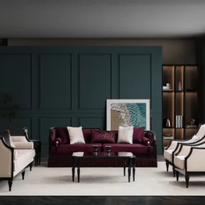 Lale zetel bordeaux klassiek